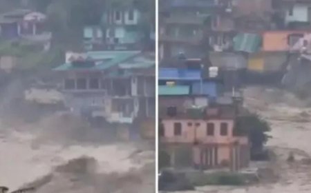 ഹിമാചൽപ്രദേശിൽ മേഘവിസ്ഫോടനത്തിൽ രണ്ടുപേർ മരിച്ചു. നിരവധിപേരെ കാണാതായതായി റിപ്പോർട്ട്. നിരവധി വീടുകൾ, ഒരു സ്കൂൾ കെട്ടിടം, പ്രധാന പാതകളെ ബന്ധിപ്പിക്കുന്ന റോഡുകൾ, ചെറിയ പാലങ്ങൾ എന്നിവ തകർന്നു