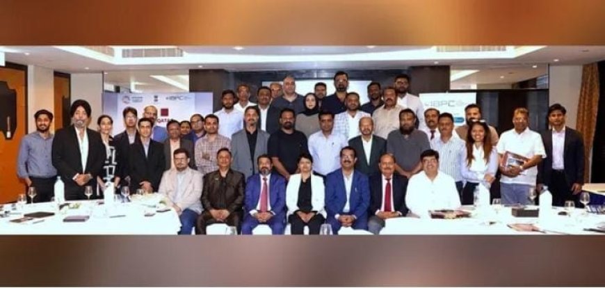 ഐബിപിസിയും ഐജിടിഡി എക്സിം ചേംബർ ഓഫ് കൊമേഴ്സ് ഇന്ത്യ - ഖത്തർ ബി2ബി ബിസിനസ് മീറ്റ് സംഘടിപ്പിച്ചു