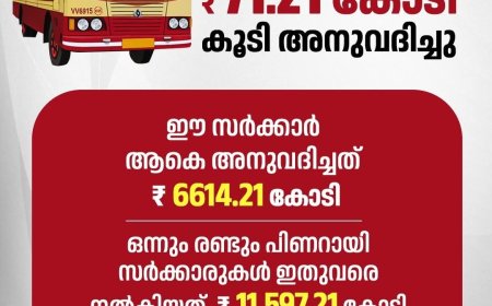 കെ എസ് ആർ ടി സി ക്ക് പെൻഷൻ വിതരണത്തിന് 71.21കോടി രൂപ അനുവദിച്ചു