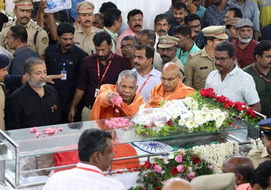 രാഷ്ട്രീയത്തെ ജീവിത വ്രത മാക്കിയ  വി. എസ്