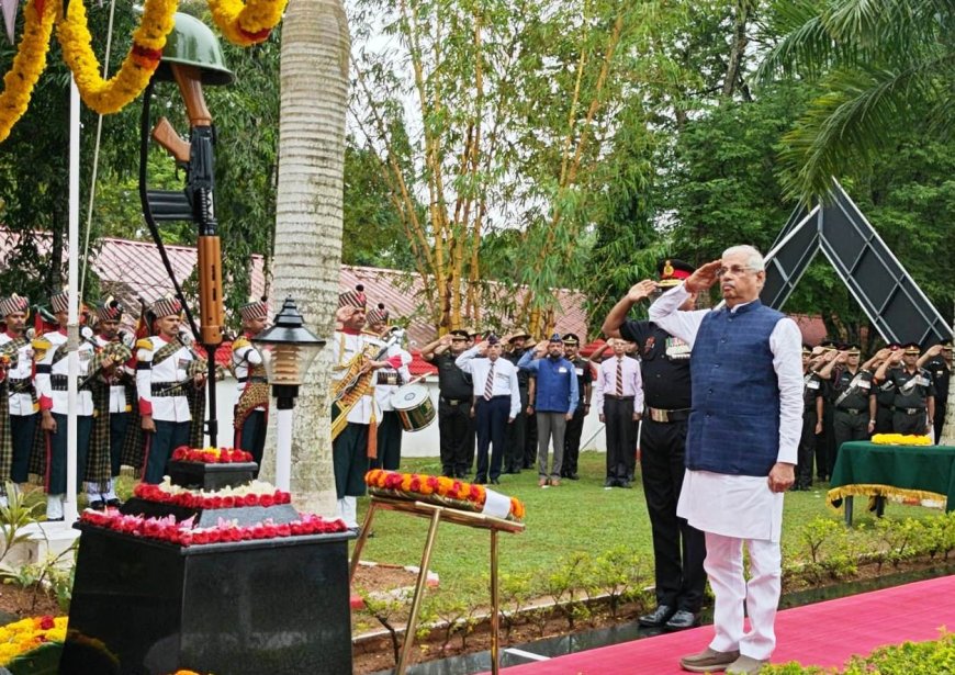 പാങ്ങോട്ട് സൈനിക കേന്ദ്രത്തിൽ കാർഗിൽ വിജയ് ദിവസ് ആചരിച്ചു