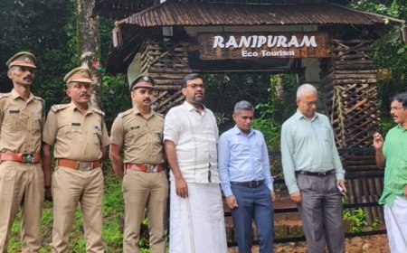 *ചീഫ് സെക്രട്ടറി എ. ജയതിലക് ജില്ലയിലെ ടൂറിസം കേന്ദ്രങ്ങൾ സന്ദർശിച്ചു*