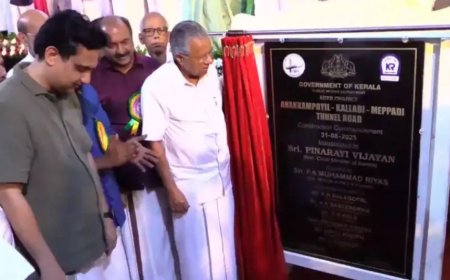 *പുതുവഴിയിൽ കുതിക്കും; വയനാട്‌ തുരങ്കപാത നിർമാണോദ്‌ഘാടനം മുഖ്യമന്ത്രി നിർവഹിച്ചു*