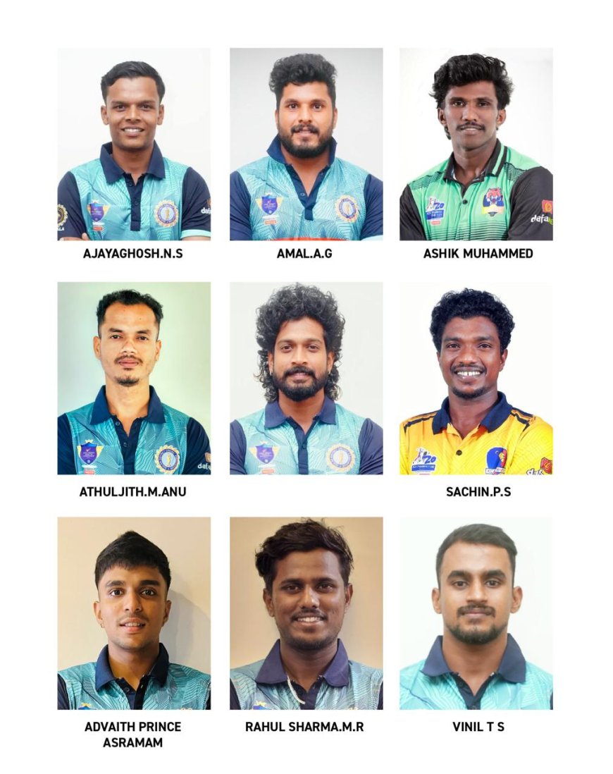 കെ സി എൽ രണ്ടാം സീസണിൽ തിളങ്ങാൻ കൊല്ലം ജില്ലയിലെ ഒമ്പത് താരങ്ങൾ