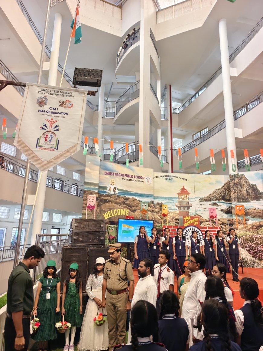 സ്വാതന്ത്ര്യദിന ആഘോഷപരിപാടി നടത്തി വാളക്കാട് ക്രൈസ്റ്റ് നഗർ പബ്ളിക് സ്കൂൾ.