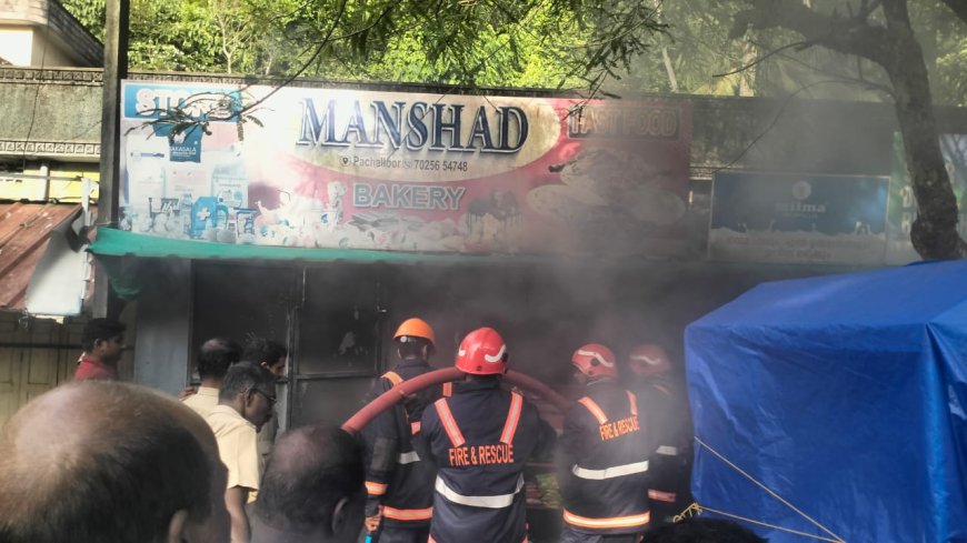 തിരുവനന്തപുരം പാച്ചല്ലൂർ ഗവണ്മെന്റ് എൽ പി സ്കൂളിന് സമീപം കടയിൽ തീപിടിത്തം.