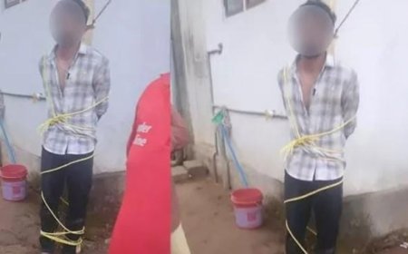 കണക്ഷൻ നൽകുന്നതുമാ യി ബന്ധപ്പെട്ട തർക്കം; ഇടുക്കിയിൽ ഗ്യാസ് ഏജൻ സി ജീവനക്കാരനെ തൂണി ൽ കെട്ടിയിട്ട് മർദിച്ചു