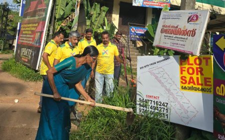  'വി ഫോർ വേളാവൂർ ' ന്റെ നേതൃത്വത്തിൽ നടത്തിയ ശുചീകരണ പ്രവർത്തനം നാടിന് മാതൃകയായി