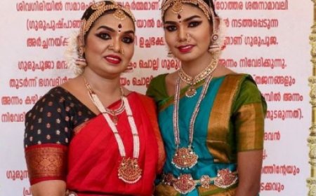 അമ്മയും മകളും ഭരതനാട്യത്തില്‍ കാണികളുടെ മനം കവരുന്നു.