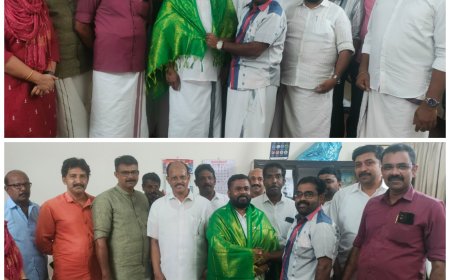 ഐഎൻഎൽ* *തിരുവനന്തപുരം* *ജില്ലാകമ്മറ്റിയുടെ* *സ്നേഹാദരവ്.* 