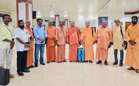 ഓസ്ട്രേലിയന്‍ ലോകമത പാര്‍ലമെന്‍റ് : ശിവഗിരി സംഘം യാത്ര തിരിച്ചു.