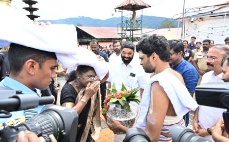 ശബരിമല സന്ദര്‍ശനം കഴിഞ്ഞ് രാഷ്ട്രപതി തിരുവനന്തപുരത്ത് തിരിച്ചെത്തി; സുരക്ഷാ വീഴ്ച ഉണ്ടായിട്ടില്ലെന്ന് പത്തനംതിട്ട ജില്ലാ കലക്ടര്‍