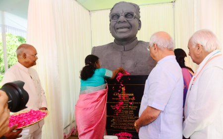 *കെ.ആർ. നാരായണൻ ഭരണഘടനാ മൂല്യങ്ങൾ ഉയർത്തിയ പ്രതിഭ : രാഷ്ട്രപതി*