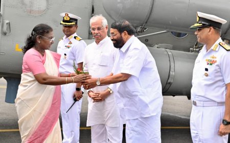 *കൊച്ചിയിൽ രാഷ്ട്രപതിക്ക് സ്വീകരണം*