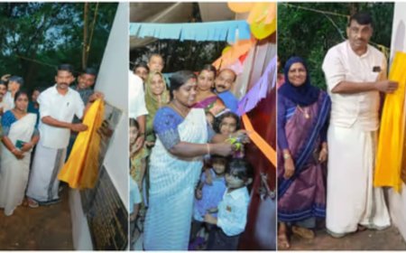 *അംഗന്‍വാടി പുതിയ കെട്ടിടം ഒരേ ദിവസം ഉദ്ഘാടനം ചെയ്തത് മൂന്ന് തവണ*