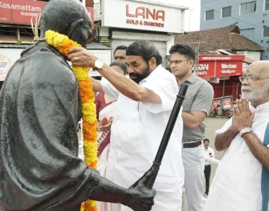 ഗാന്ധിജയന്തി വാരാഘോഷത്തിന് തുടക്കം: ഗാന്ധി സന്ദേശം ഉൾക്കൊണ്ട് വിഭാഗീയതകളെ ചെറുക്കണം -മന്ത്രി വി.എൻ. വാസവൻ