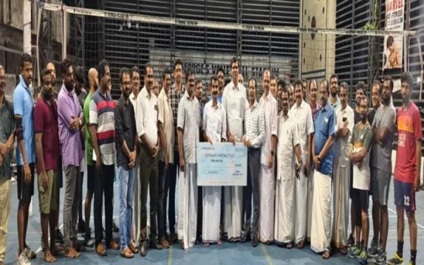 വാഴക്കുളം സൗജന്യ ഡയാലിസിസ് സെന്ററിന് പിന്തുണയുമായി സെന്റ് ജോർജ് വോളിബോൾ ക്ലബ്ബും