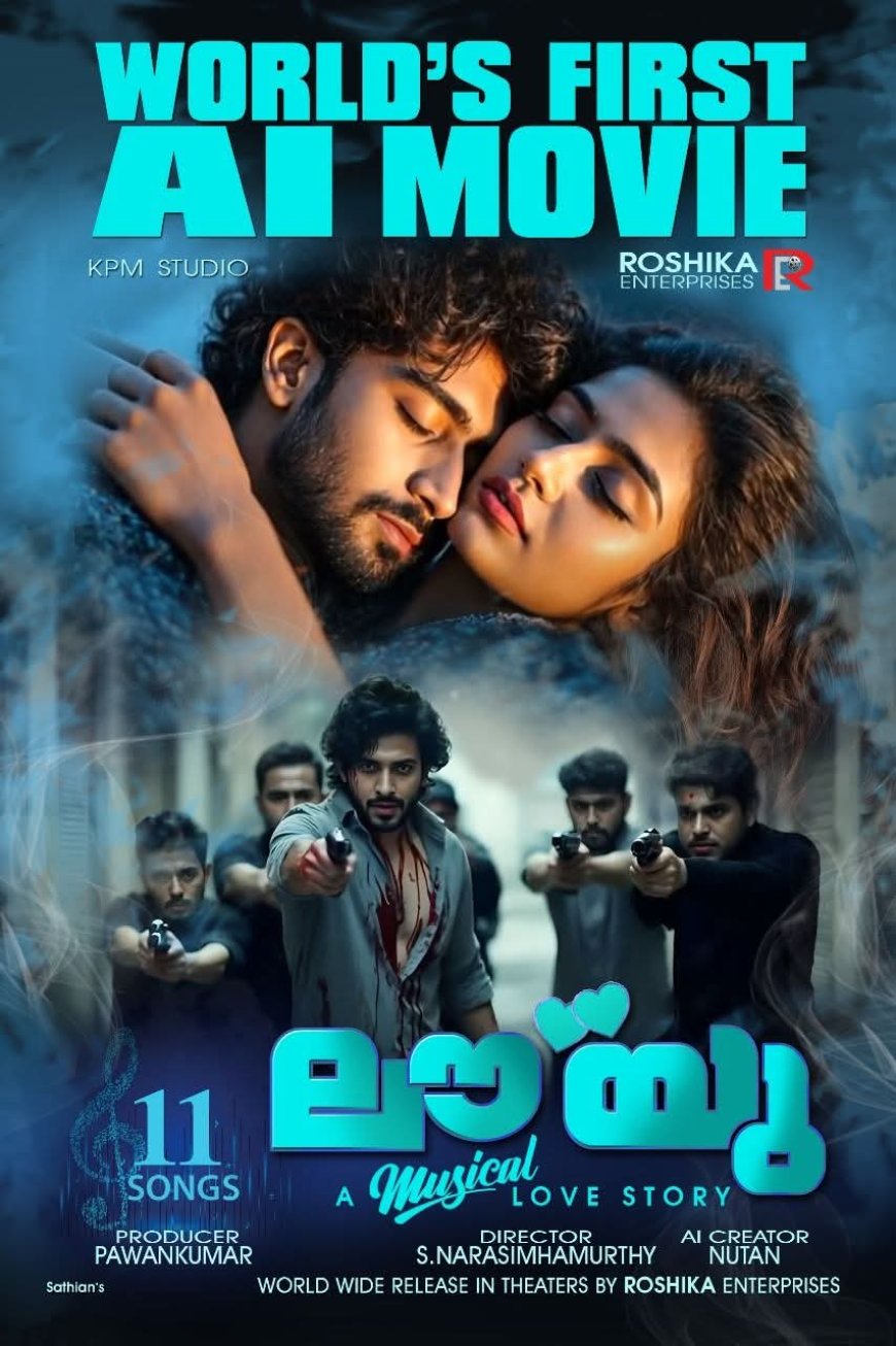 ലോക സിനിമയിലെ നാഴികക്കല്ല്: 'ലൗയു' ഒരുങ്ങുന്നു; ഇതാദ്യമായി ഒരു എ.ഐ. സിനിമ!