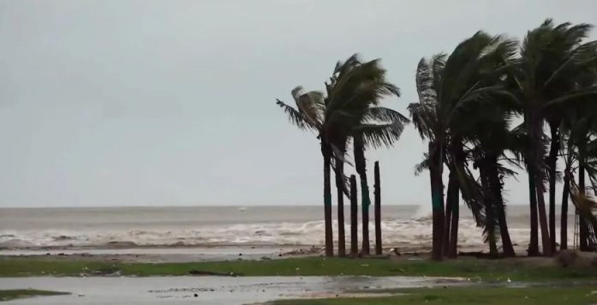 *മൻത ചുഴലിക്കാറ്റ് കര തൊട്ടു*