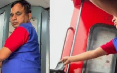 ഇതൊക്കെ പിന്നെ ഞാൻ വീട്ടിൽ കൊണ്ടുപോകണോ', ഓടുന്ന ട്രെയിനിൽ നിന്ന് തുരുതുരാ വലിച്ചെറിഞ്ഞത് കവറിലാക്കിയ മാലിന്യം, റെയിൽവേ ജീവനക്കാരന്‍റെ പണിപോയി