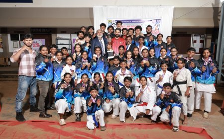 46 മത് കൊല്ലം ജില്ല കരാട്ടെ ചാമ്പ്യൻഷിപ്പിൽ ജയ് ഭാരത് കരാട്ടെ ക്ലബ് ഓവറോൾ ചാമ്പ്യൻ