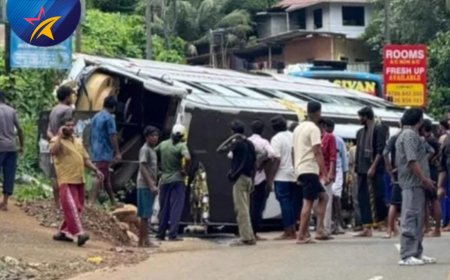 എരുമേലി കണമലയിൽ ശബരിമല തീർത്ഥാടകർ സഞ്ചരിച്ച ബസ് മറിഞ്ഞു. കർണാടക സ്വദേശികളുടെ ബസാണ് അപകടത്തിൽ പെട്ടത്. പരുക്കേറ്റവരെ ആശുപത്രിയിൽ പ്രവേശിപ്പിച്ചു. മൂന്നു പേർക്ക് ഗുരുതര പരുക്ക്
