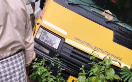 സ്‌കൂൾ ബസ് അപകടത്തിൽപ്പെട്ടു