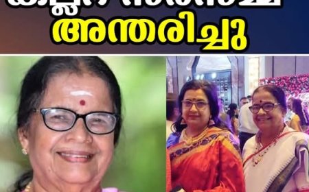 നടി അംബികയുടെ മാതാവ് കല്ലറ സരസമ്മ നിര്യാതയായി.* 