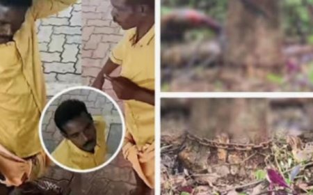 ആളുകേറാമലയിൽ ചങ്ങലയിൽ ബന്ധിച്ച നിലയിൽ കത്തിക്കരിഞ്ഞ് മൃതദേഹം; കൊലപാതക കേസിൽ പ്രതിയെന്ന് സംശയിക്കുന്നയാളുടെ ചിത്രം പുറത്ത്