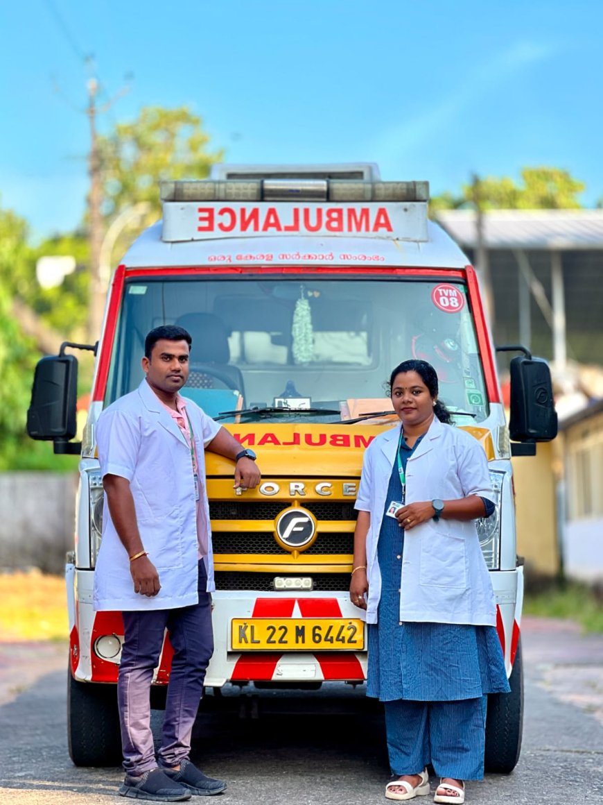 *വീട്ടിൽ പ്രസവിച്ച യുവതിക്കും കുഞ്ഞിനും രക്ഷകരായി കനിവ് 108 ആംബുലൻസ് ജീവനക്കാർ*
