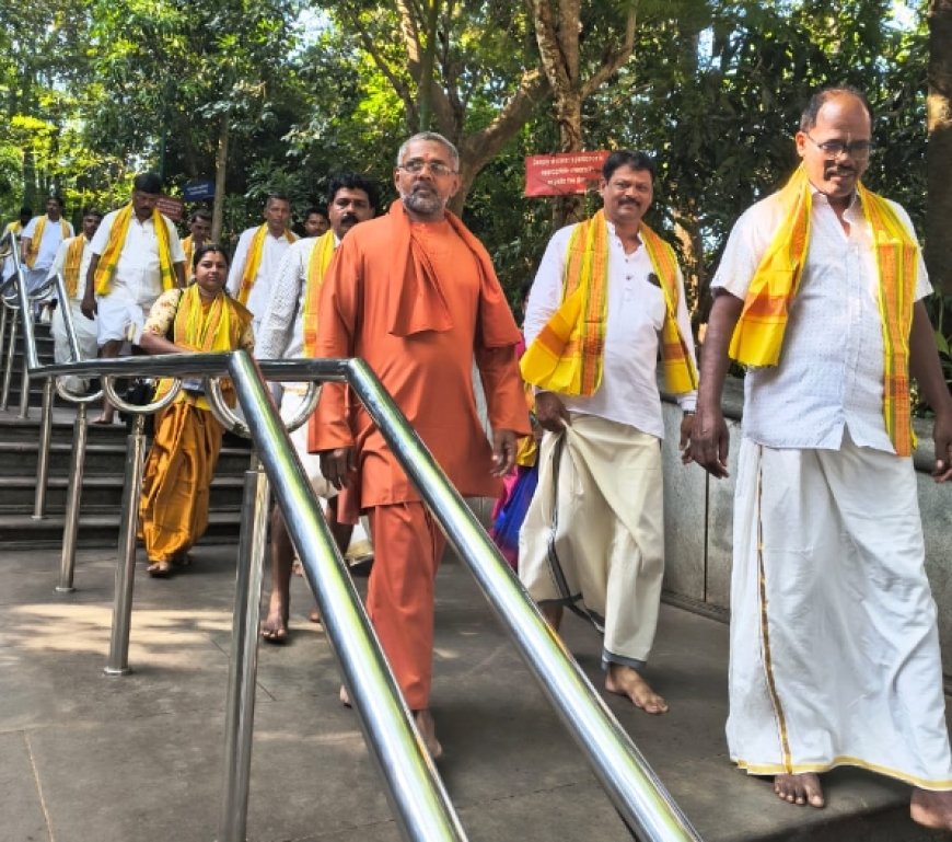 ശിവഗിരി തീർത്ഥാടനം :വിവിധ സംസ്ഥാനങ്ങളിൽ നിന്നുള്ള ഭക്തജനങ്ങൾ എത്തിത്തുടങ്ങി.