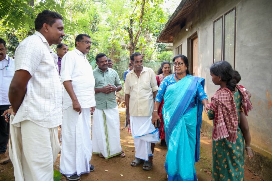 *ശാസ്താംപൂവം ഉന്നതിയില്‍ സംസ്ഥാന ഭക്ഷ്യ കമ്മീഷന്‍ സന്ദര്‍ശനം നടത്തി* 