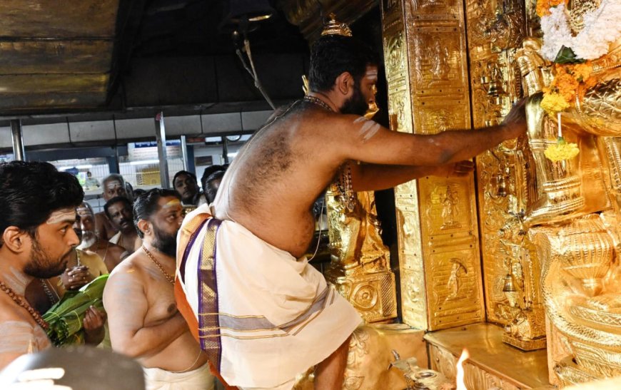 *ശബരിമലയിൽ മണ്ഡലകാലത്തിന് തുടക്കം; ആദ്യ നെയ്യഭിഷേകം രാഷ്ട്രപതിയുടെ പേരിൽ; മകരവിളക്ക് ജനുവരി 14ന്*