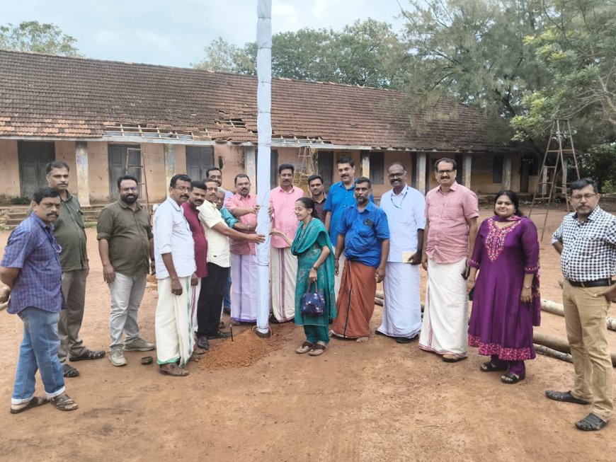 തിരുവനന്തപുരം റവന്യൂ ജില്ലാ സ്കൂൾകലോത്സവത്തിൻ്റെപന്തൽ കാൽനാട്ടൽ കർമ്മം ആറ്റിങ്ങൽ ഗവ. ബോയ്സ് ഹയർ സെക്കൻഡറി സ്കൂളിൽ ആറ്റിങ്ങൽ ഡി.ഇ.ഒ. ബിജു നിർവ്വഹിച്ചു. 