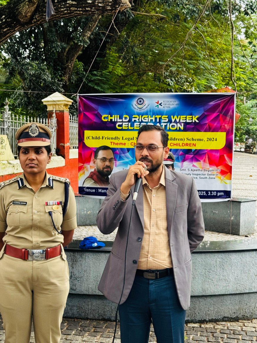 കുരുന്നുകൾ ഐക്യ ചങ്ങല തീർത്തു