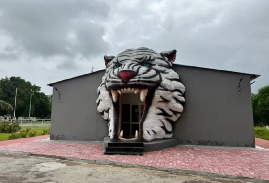 രാജ്യത്തെ ആദ്യത്തെയും ഏറ്റവും വലുതുമായ ത്രീഡി കോൺക്രീറ്റ് പ്രിന്റഡ് മിലിട്ടറി ഇൻസിഗ്നിയ കമാനം ഝാൻസി കന്റോൺമെന്റിൽ