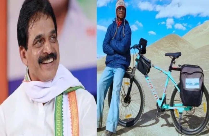 ലോകത്തിലെ തന്നെ ഏറ്റവും ഉയരം കൂടിയ ഡെംചോക്കിൽ പുതുതായി തുറന്ന മോട്ടോറബിൾ റോഡിൽ സൈക്കിൾ ചവിട്ടണമെന്ന ആഗ്രഹം. നല്ലൊരു സൈക്കിളില്ലെന്ന ഒറ്റകാരണത്താൽ പാതയിൽ എത്തുന്ന ആദ്യ സൈക്ലിസ്റ്റെന്ന മോഹം പാതിയിൽ ഉപേക്ഷിക്കേണ്ടി വരുമോ എന്ന് ആശങ്ക. കെ.സി. വേണുഗോപാൽ എം.പിയക്ക് അയച്ച ഒരുവാട്സാപ്പ് സന്ദേശത്തിൽ സൈക്കിൾ കിട്ടിയ ഞെട്ടലിൽ സൈക്ലിസ്റ്റ് നിതിൻ. ഉമ്മൻചാണ്ടിയുടെ കോൺഗ്രസ് മരിച്ചിട്ടില്ലെന്നു നിതിൻ