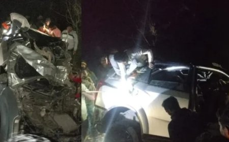 മഹാരാഷ്ട്രയിൽ ക്ഷേത്രദർശനത്തിനായി പുറപ്പെട്ട കുടുംബം സഞ്ചരിച്ച കാർ ട്രക്കുമായി കൂട്ടിയിടിച്ച് അഞ്ച് പേർ മരിച്ചു