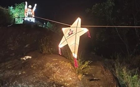 ക്രിസ്തുമസിനെ വരവേൽക്കാൻ നക്ഷത്രം ഒരുക്കി വെള്ളികുളം ഇടവക