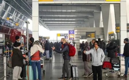 ഡൽഹിയിലെ ഐജിഐ വിമാനത്താവളത്തിൽ നിന്നുള്ള എല്ലാ ഇൻഡിഗോ പുറപ്പെടലുകളും അർദ്ധരാത്രി വരെ റദ്ദാക്കിയതായി എയർപോർട്ട് ഓപ്പറേറ്റർ ഡിഐഎഎൽ