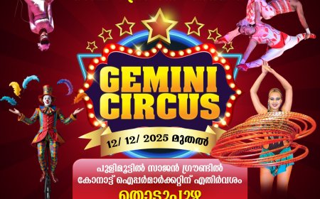 ജെമിനി സർക്കസ് തൊടുപുഴയിൽ; മെക്സിക്കൻ വീൽ ഓഫ് ഡെത്തും റോബോട്ടിക് വന്യജീവികളും വിസ്മയം തീർക്കുന്നു