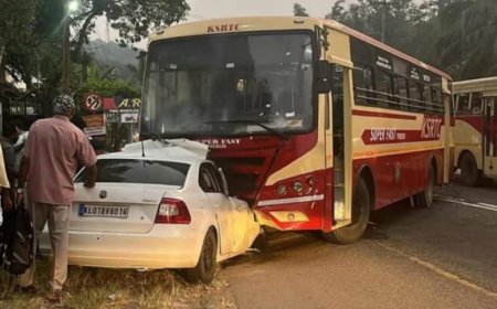 തിരുവനന്തപുരത്തുനിന്ന് കൊട്ടാരക്കരയിലേക്ക് വരുകയായിരുന്ന കെഎസ്ആർടിസി ബസ്സും ശബരിമല തീർത്ഥാടനം കഴിഞ്ഞു തിരുവനന്തപുരത്തേക്ക് പോവുകയായിരുന്ന കാറും കൂട്ടിയിടിച്ചു. അപകടത്തിൽ രണ്ടുപേർ മരിച്ചു ഒരാളുടെ നില ഗുരുതരം..