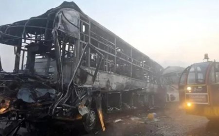 ഡൽഹി-ആഗ്ര എക്സ്പ്രസ് വേയിൽ മഥുരയിൽ വാഹനങ്ങൾ കൂട്ടിയിടിച്ച് തീപിടിച്ച് മരിച്ചവരുടെ എണ്ണം 13 ആയി