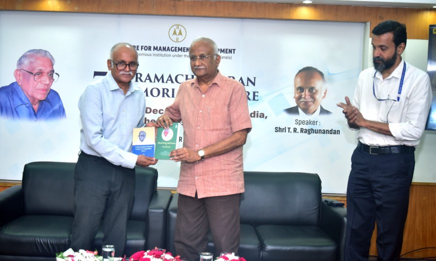 *വി. രാമചന്ദ്രൻ അനുസ്മരണ പ്രഭാഷണം:  കേരളത്തിൽ ജനാധിപത്യ വികേന്ദ്രീകരണം ഇന്ത്യയിലെ മറ്റ് സംസ്ഥാനങ്ങളെ അപേക്ഷിച്ച് വളരെ മുന്നിലെന്ന് ടി. ആർ. രഘുനന്ദൻ*