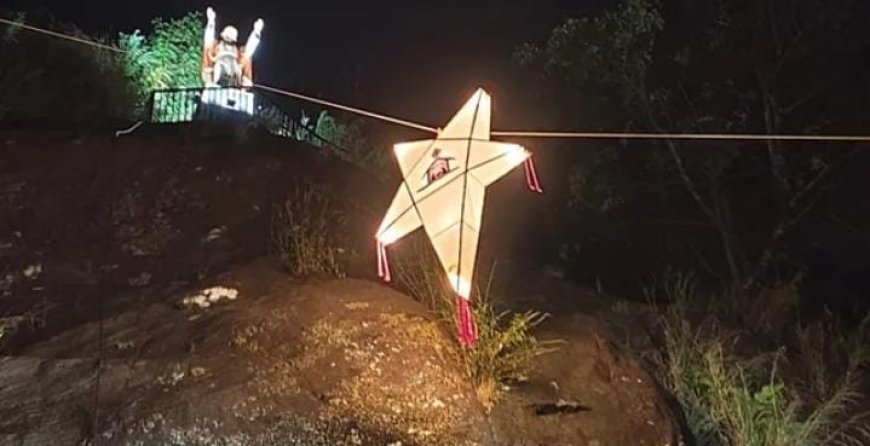 ക്രിസ്തുമസിനെ വരവേൽക്കാൻ നക്ഷത്രം ഒരുക്കി വെള്ളികുളം ഇടവക