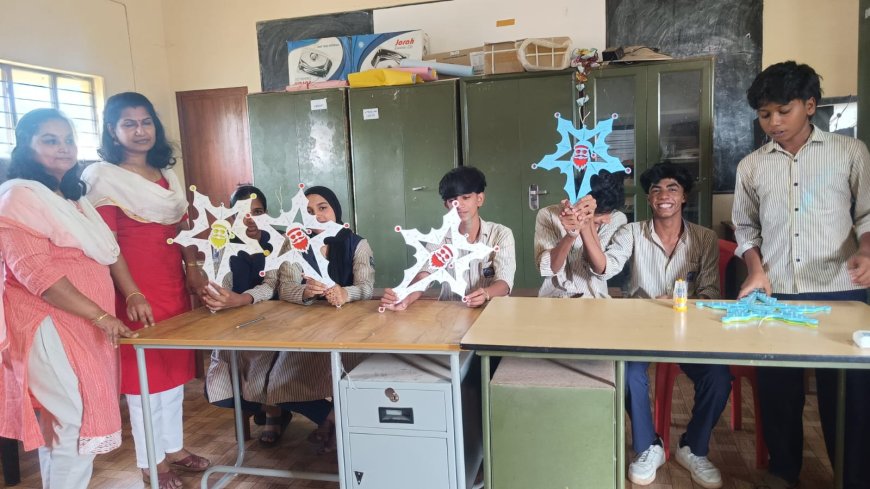 നക്ഷത്രതിളക്കവുമായി വിദ്യാർത്ഥികൾ