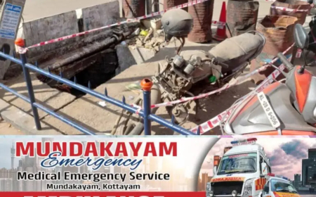 എരുമേലിയിൽ ഓടയുടെ സ്ലാബ് തകർന്ന് മൂന്ന് പേർക്ക് പരിക്ക്;