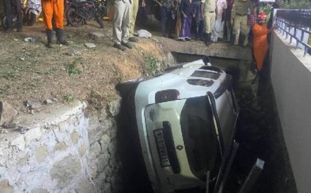 കൊട്ടാരക്കരയിൽ കാർ നിയന്ത്രണംവിട്ട് മറിഞ്ഞു; യാത്രക്കാർ നിസാര പരുക്കുകളോടെ രക്ഷപ്പെട്ടു