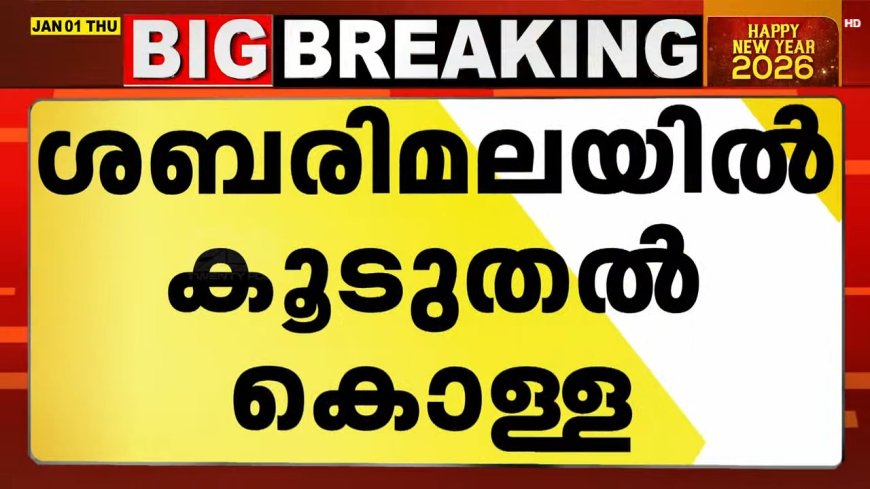 ശബരിമലയിൽ വൻകൊള്ള; പ്രഭാമണ്ഡലത്തിലെയും ശിവ, വ്യാളീ രൂപങ്ങളിലെയും സ്വർണം കവർന്നു