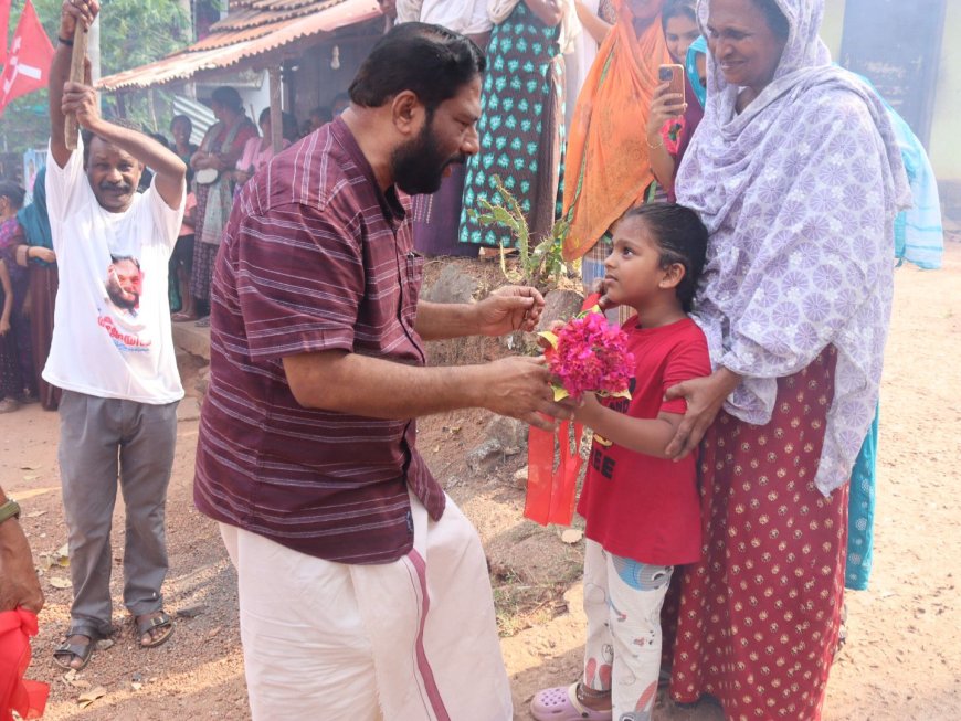 ജനഹൃദയം തൊട്ട് അഡ്വ:വി. ജോയി